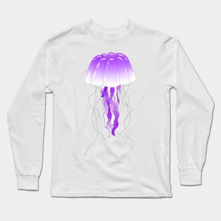 Purple Jellofish Long Sleeve T-Shirt